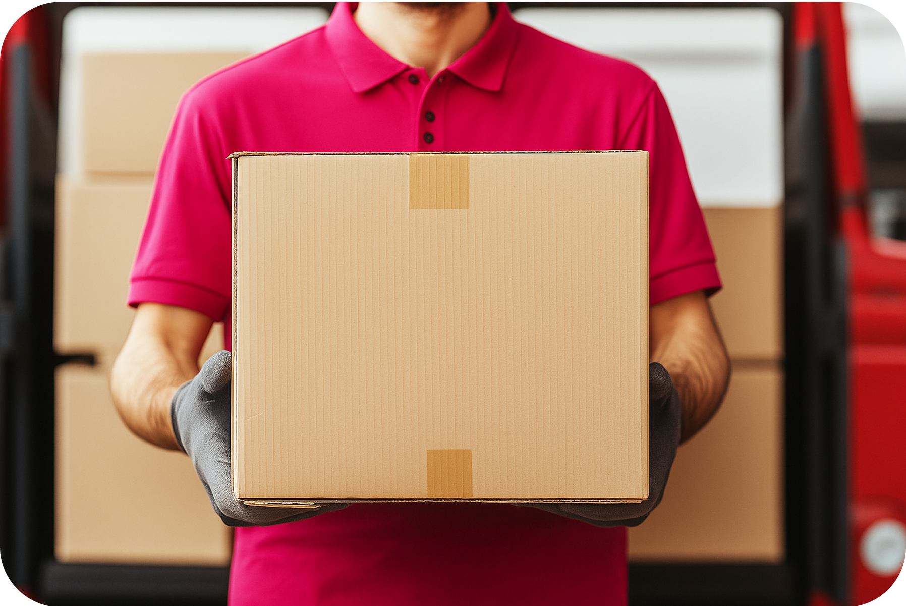 Image of a tablet showing a digital packing